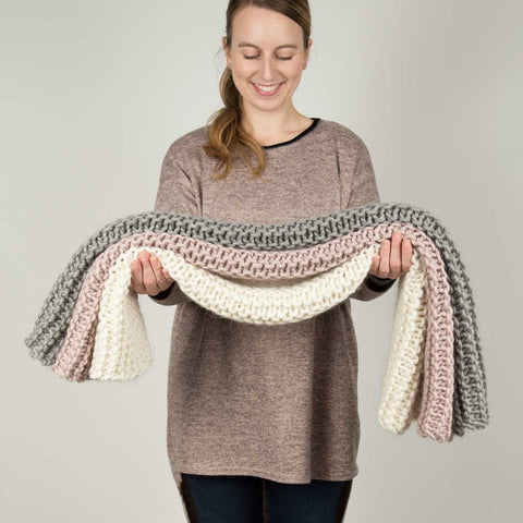 Hannahs Blanket Knitting Kit - Wool Couture