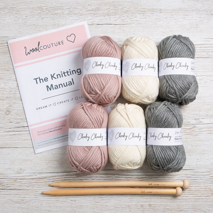 Hannahs Blanket Knitting Kit - Wool Couture