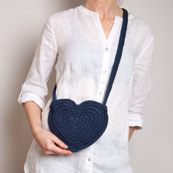 Heart Bag Crochet Kit - Wool Couture