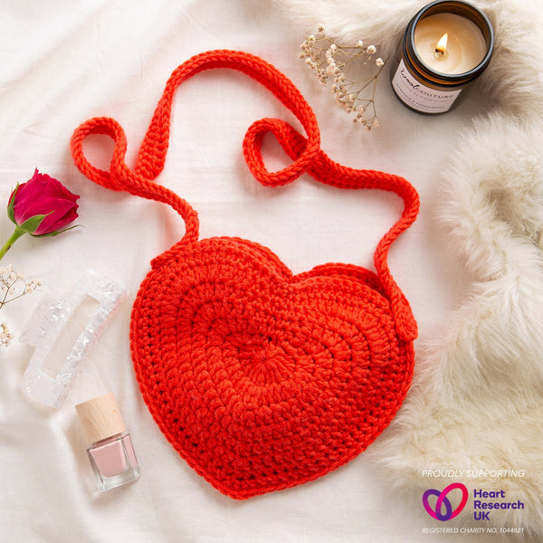Heart Bag Crochet Kit - Wool Couture