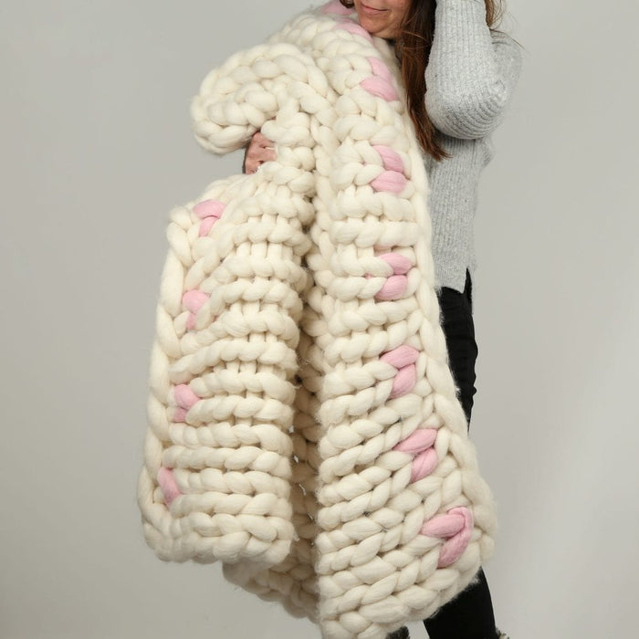 Arm knit blanket for sale online