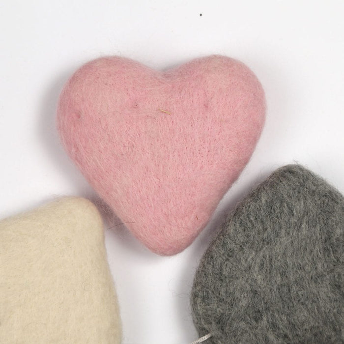 Heart Bunting Needle Felting Kit - Wool Couture