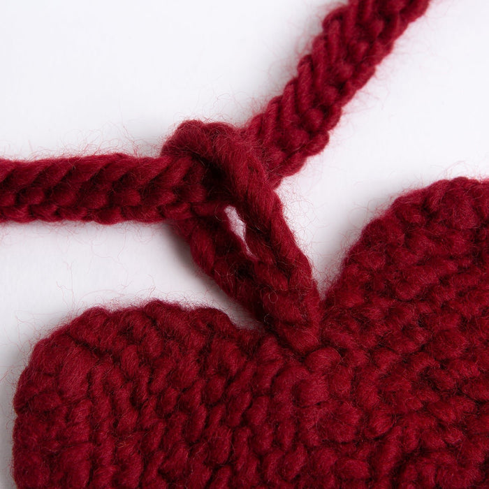 Heart Garland Knitting Kit - Valentines - Wool Couture