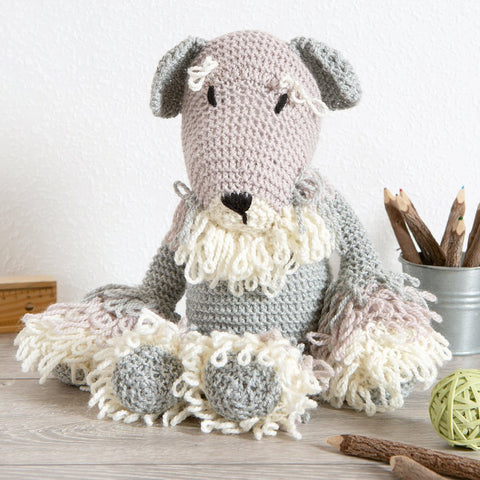 Henry Schnauzer Dog Knitting Kit - Wool Couture