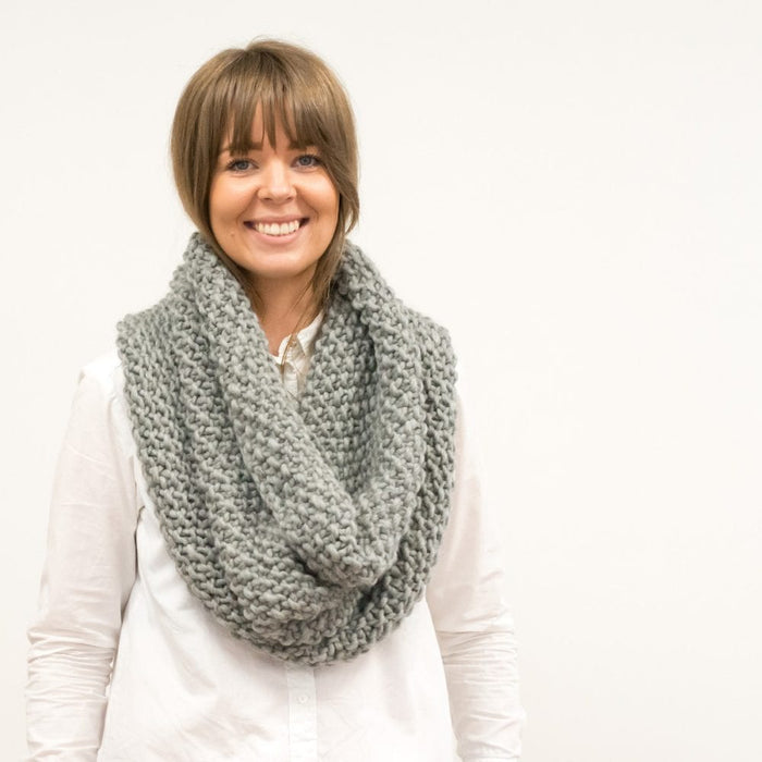 Hepburn Cowl Knitting Kit - Wool Couture
