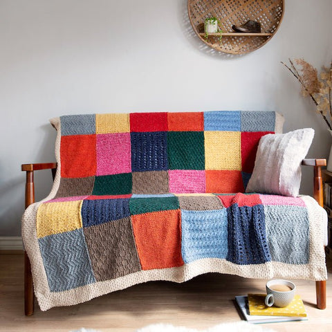 Heritage Blanket Knitting Kit - Harvest - Wool Couture