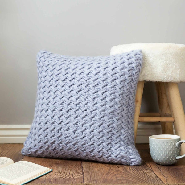 Herringbone Cushion Knitting Kit - Wool Couture