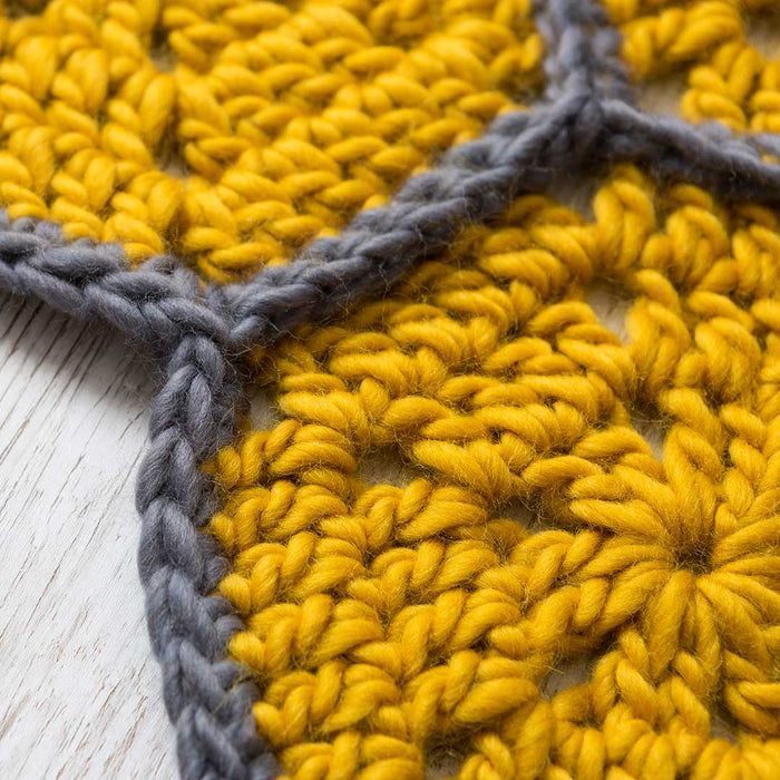 Honeycomb Blanket Crochet Kit - Wool Couture