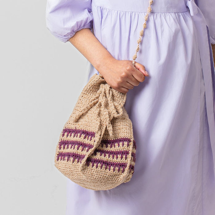 Indie Bucket Bag Crochet Kit - Wool Couture