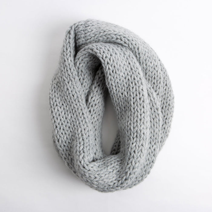 Infinity Scarf Knitting Kit - Beginners Basics - Wool Couture