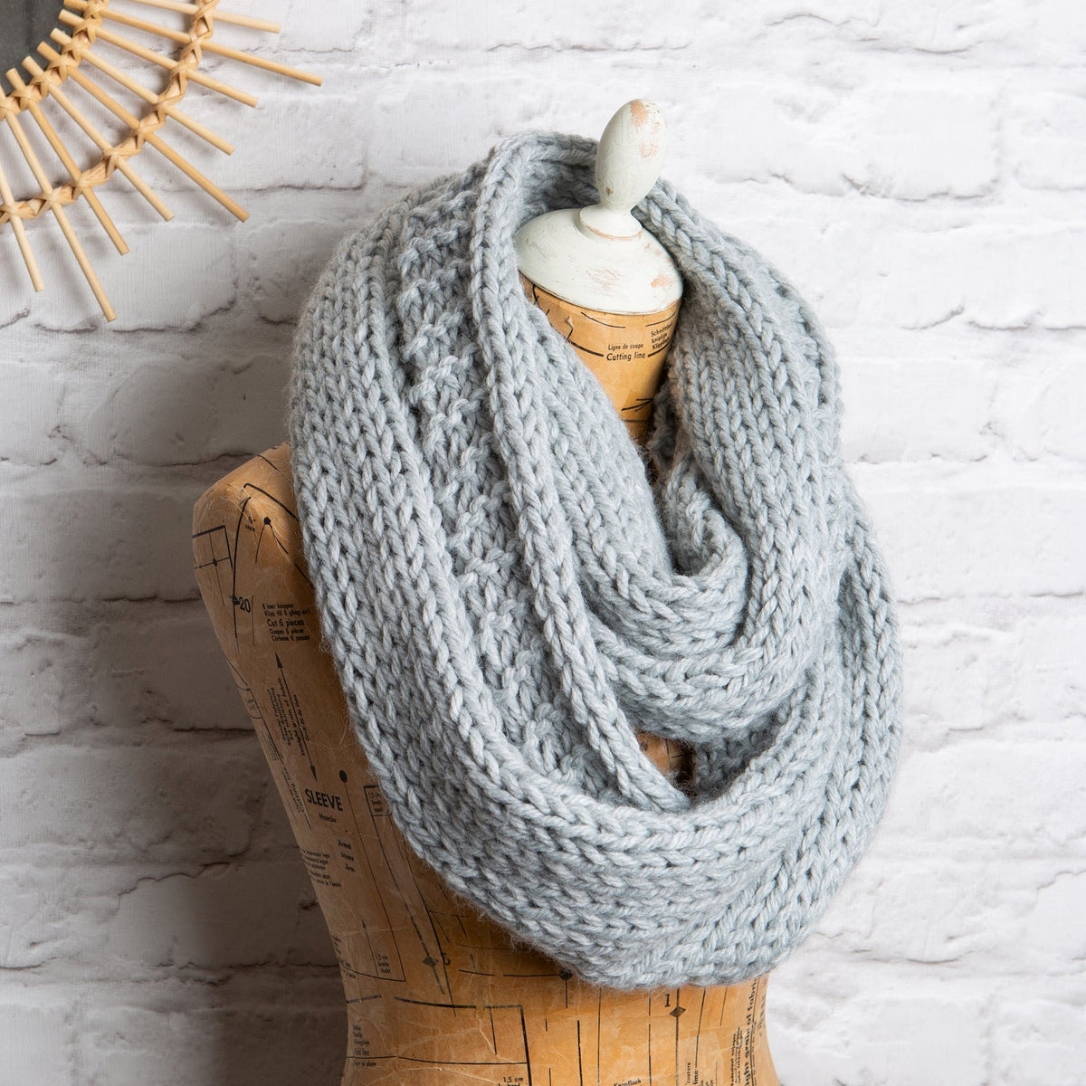 Infinity Scarf Knitting Kit Beginner Basics