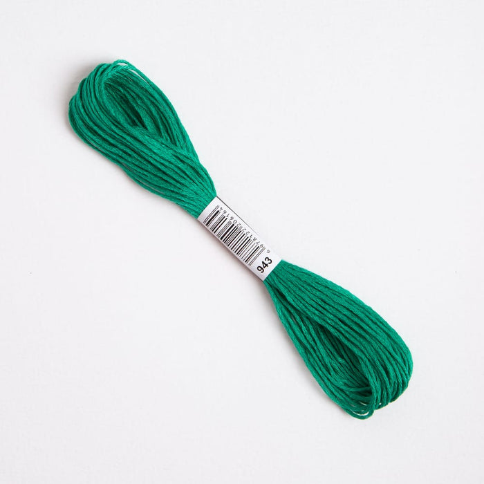 Jade Green Embroidery Thread Floss 943 - Wool Couture