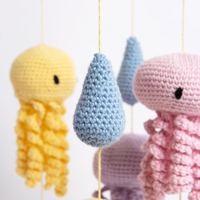Jellyfish Baby Mobile Crochet Kit - Wool Couture