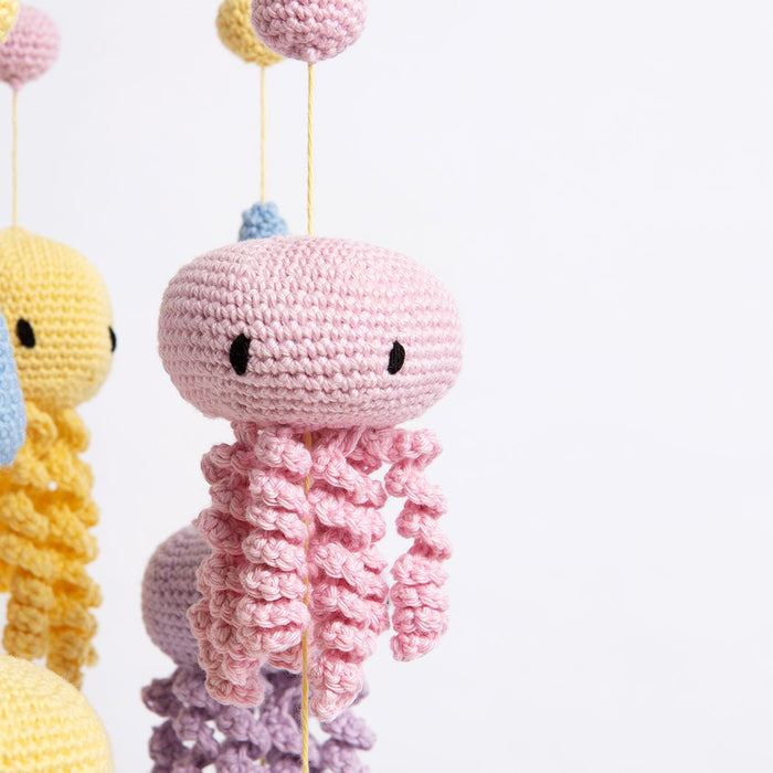 Jellyfish Baby Mobile Crochet Kit - Wool Couture