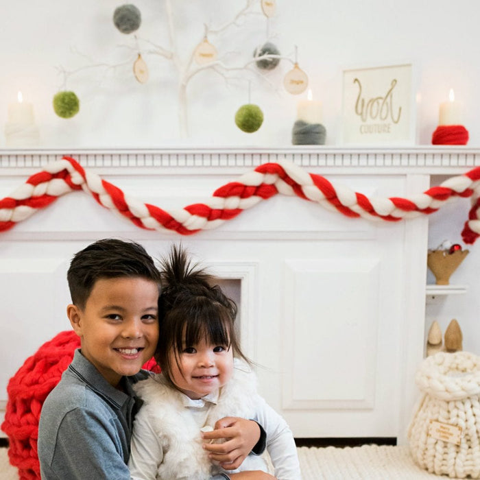 Jolly Festive Braided Garland Kit - Wool Couture