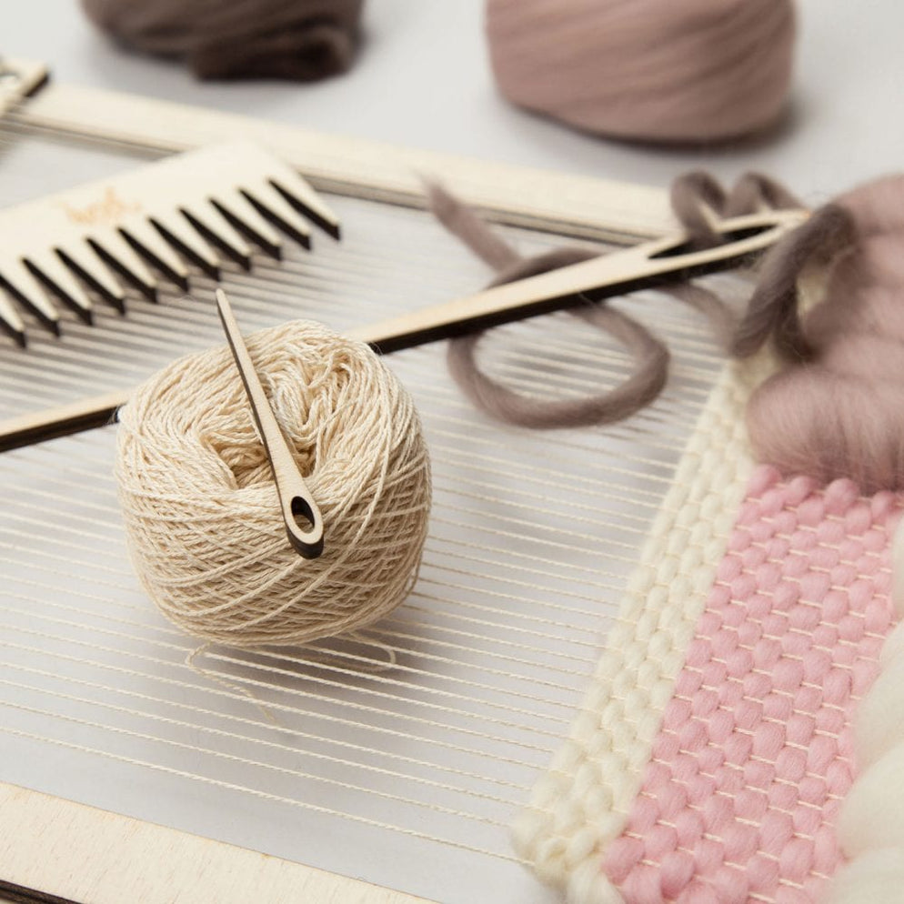 Large Rectangular Weaving Loom Kit | Wool Couture