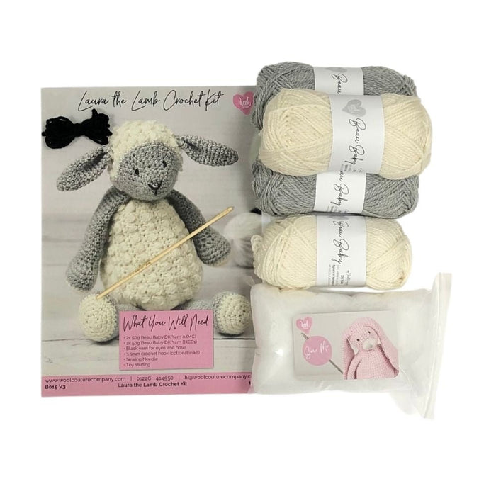 Laura the Lamb Crochet Kit - Wool Couture