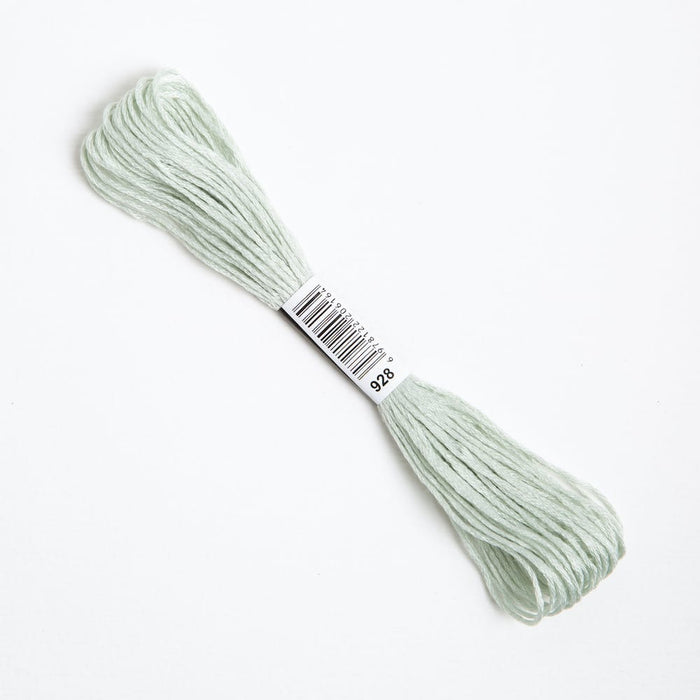 Light Green Embroidery Thread Floss 928 - Wool Couture