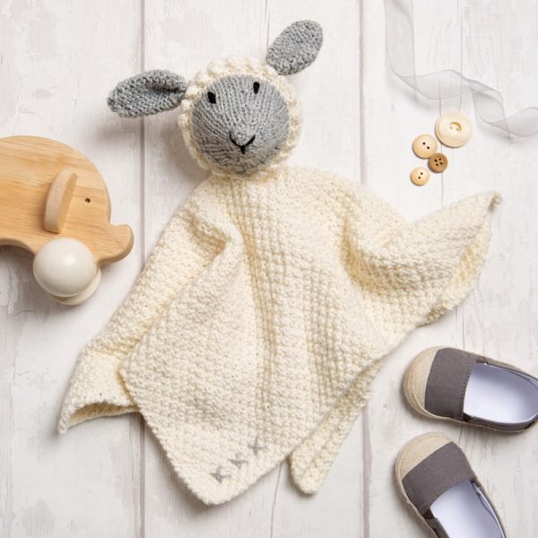 LÄSSIG Comforter Baby Cuddly Toy/Knitted Baby Comforter GOTS Tiny Farmer Goose Beige LÄSSIG Comforter Baby Cuddly Toy/Knitted Baby Comforter GOTS Tiny Farmer Goose Beige