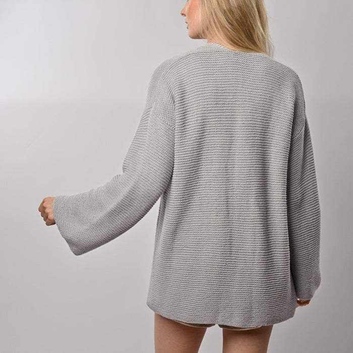Long Summer Cardigan Knitting Kit Cotton Collection Wool Couture