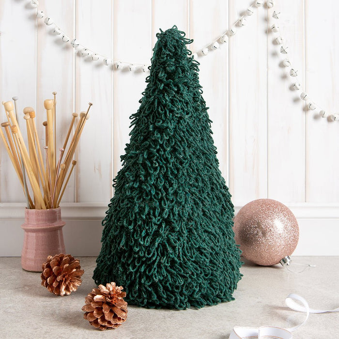 Loopy Christmas Tree Knitting Kit - Wool Couture