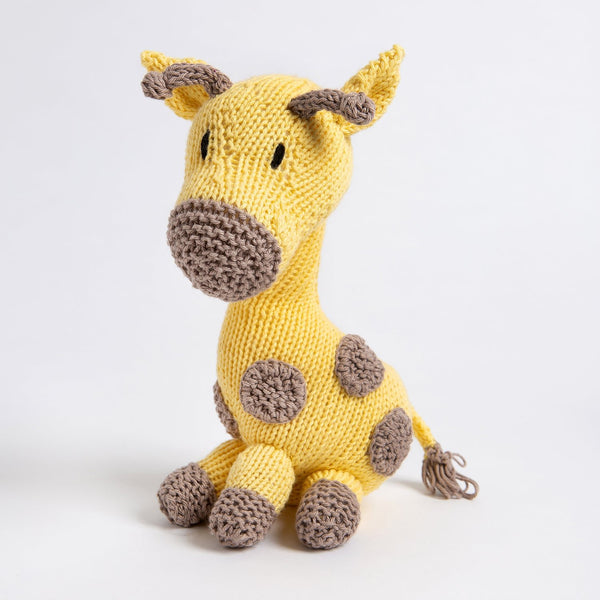 Lottie The Giraffe - Cotton Knitting Kit - Wool Couture