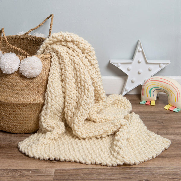 Louis Baby Blanket Knitting Kit - Wool Couture