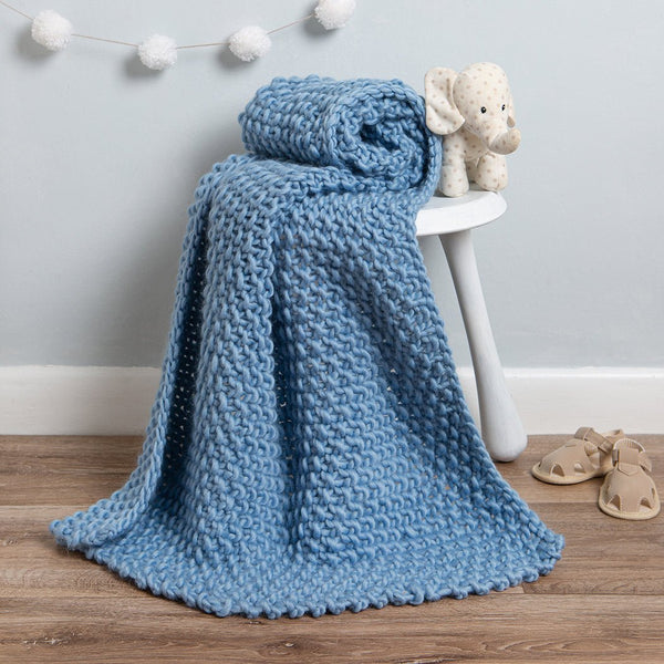 Louis Baby Blanket Knitting Kit - Wool Couture