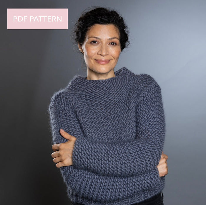 Lucinda Jumper Knitting PDF Pattern - Wool Couture