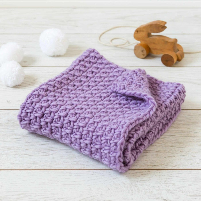 Lucy Baby Blanket Crochet Kit - Wool Couture