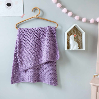 Lucy Baby Blanket Crochet Kit - Wool Couture
