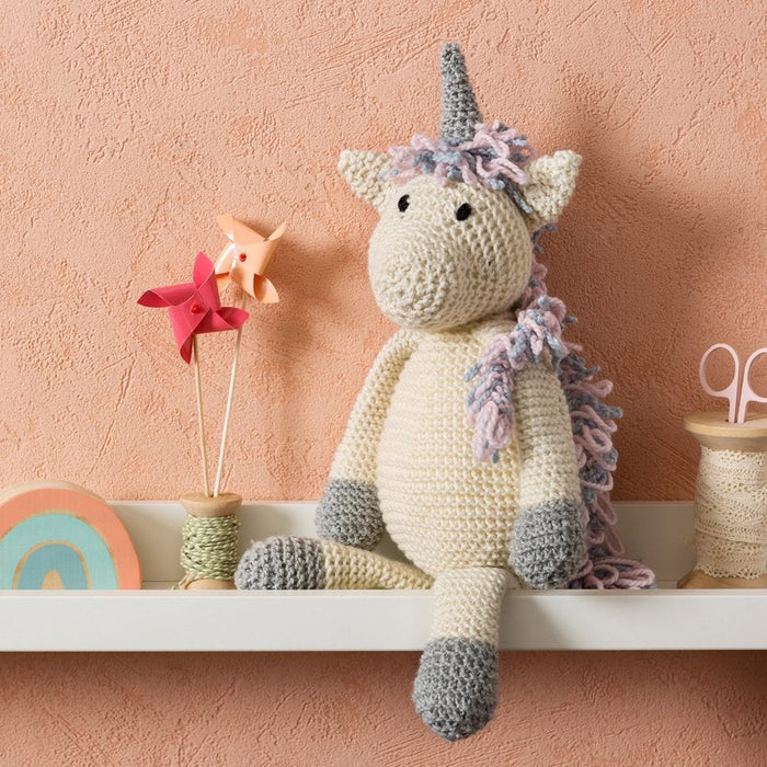 Lucy the Unicorn Knitting Kit - Wool Couture