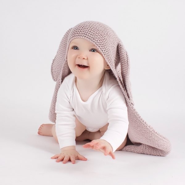 Mabel Baby Blanket Knitting Kit - Wool Couture