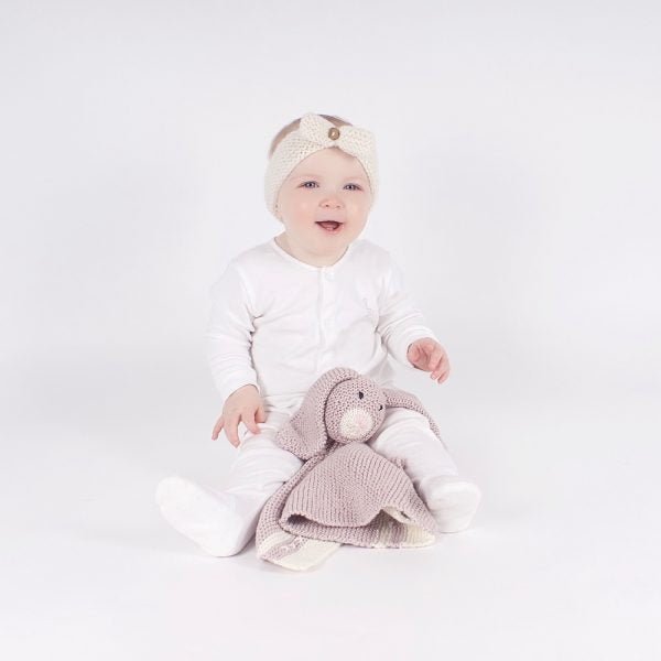 Mabel Bunny Baby comforter Knitting Kit - Wool Couture