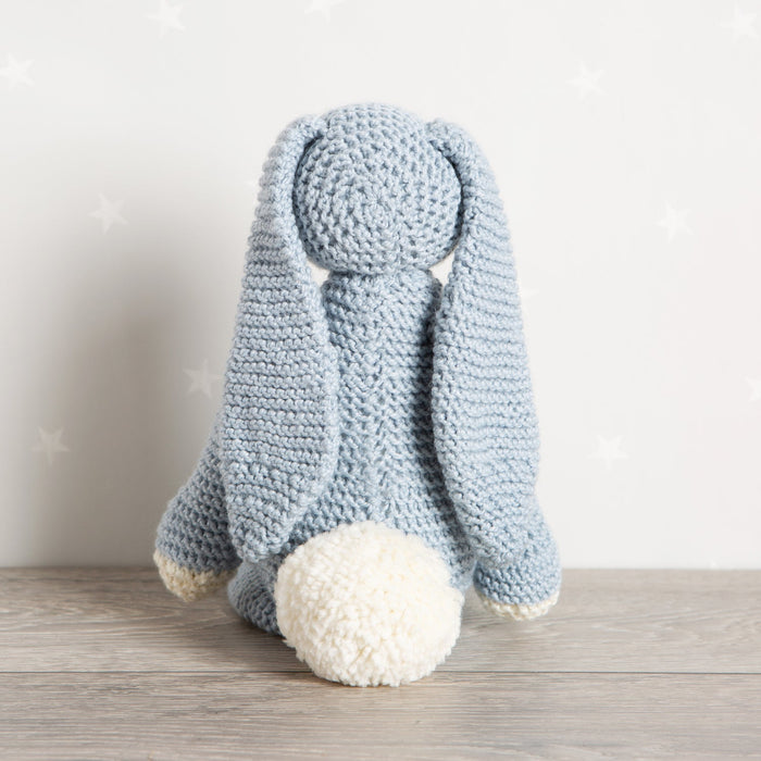 Mabel Bunny Knitting Kit - Baby Blue - Wool Couture