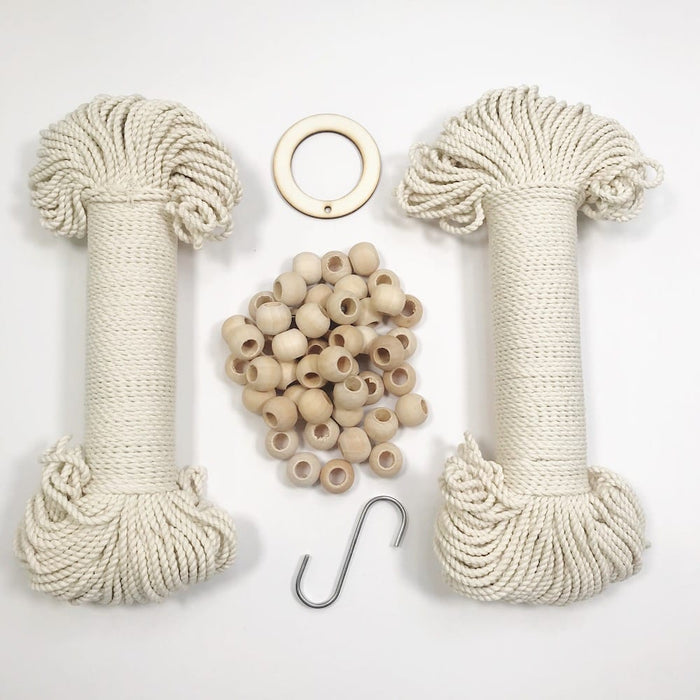 Macrame Christmas Tree Craft Kit - Wool Couture