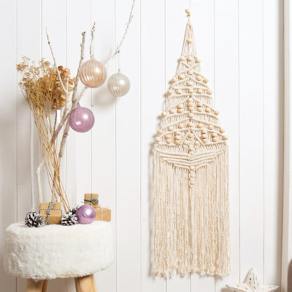 Macrame Christmas Tree Craft Kit - Wool Couture