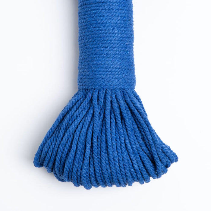 Macrame Cord 3mm in Blue - Wool Couture