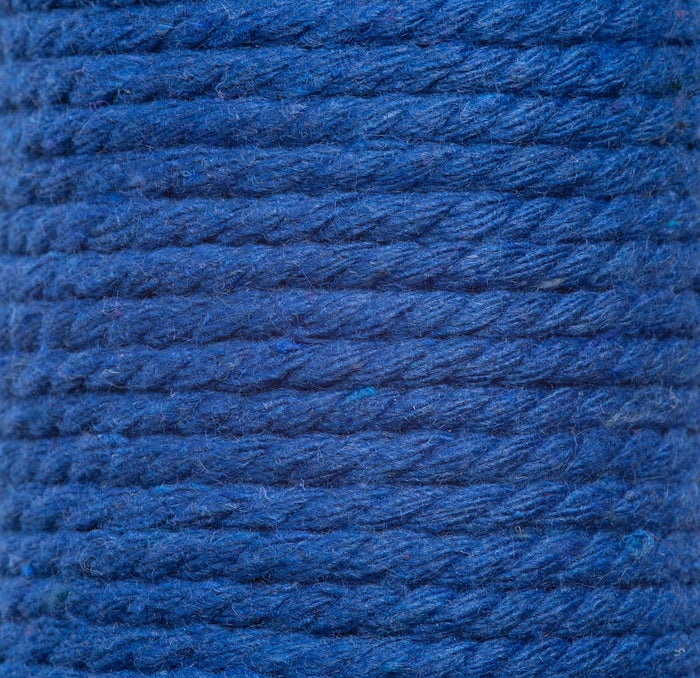 Macrame Cord 3mm in Blue - Wool Couture