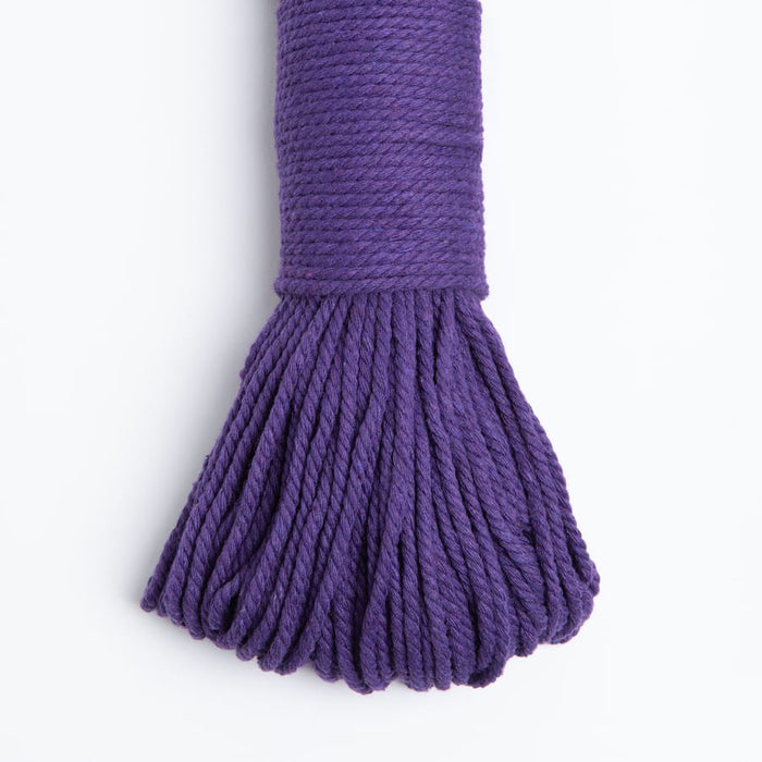 Macrame Cord 3mm in Purple - Wool Couture