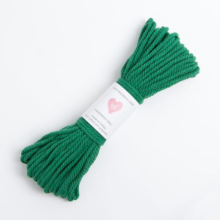 Macrame Cord 5mm in Green– Wool Couture