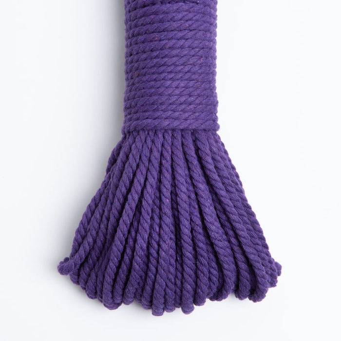 Macrame Cord 5mm in Purple - Wool Couture