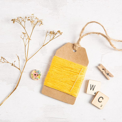 Marigold Yellow Embroidery Thread Floss 743 - Wool Couture