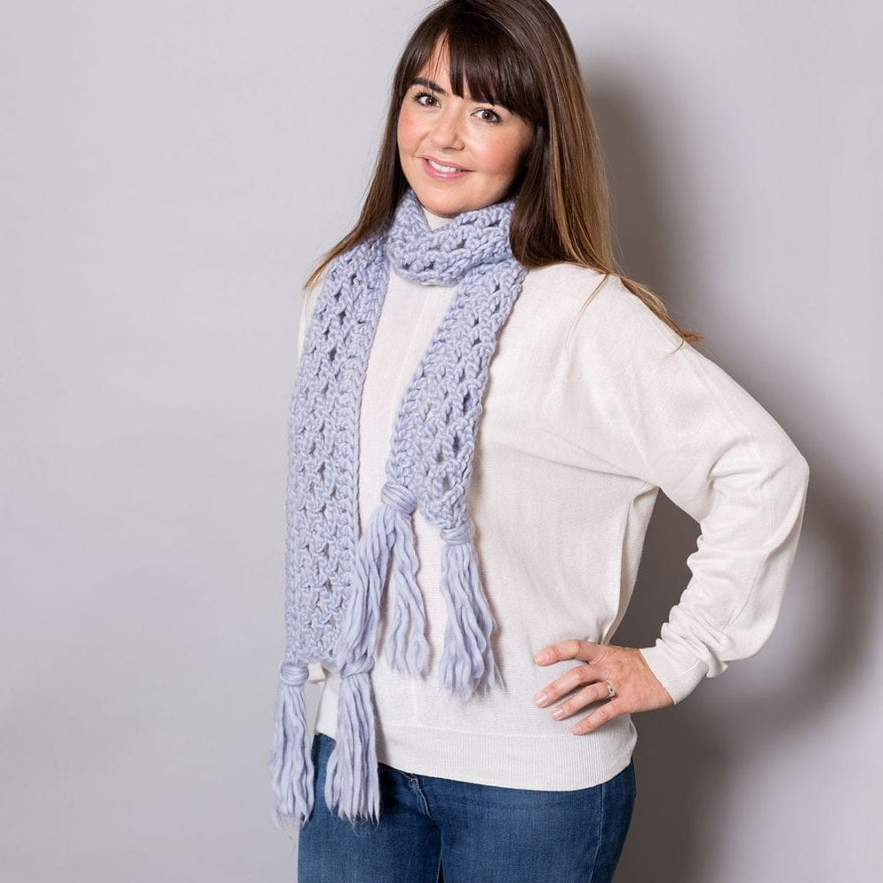 Maya Scarf Crochet Kit Wool Couture