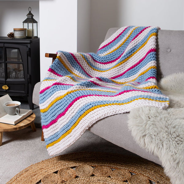 Mia Blanket Knitting Kit - Wool Couture