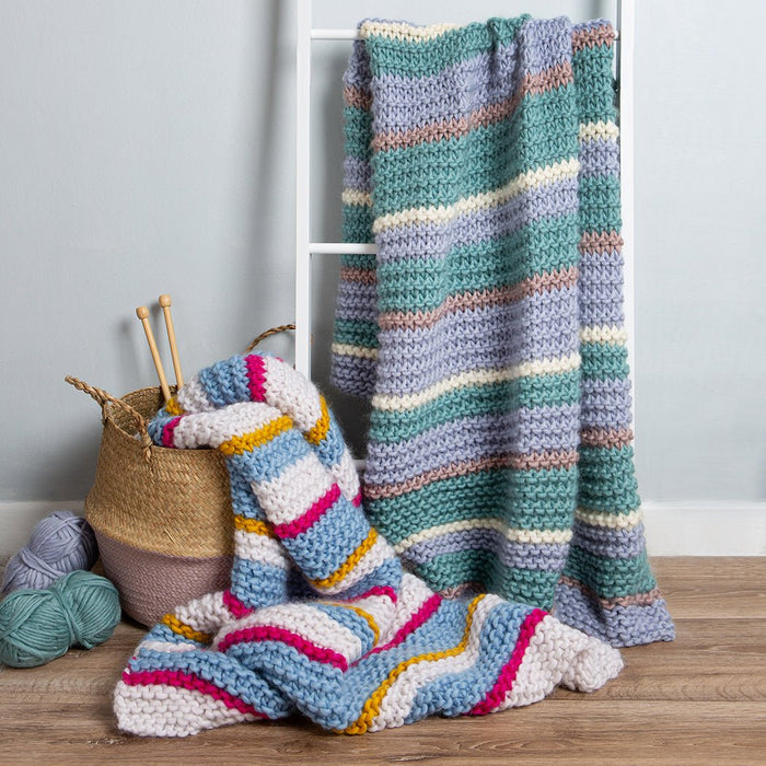 Mia Blanket Knitting Kit - Wool Couture