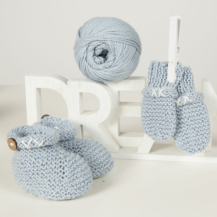 Mittens and Booties Baby Knitting Kit - Wool Couture