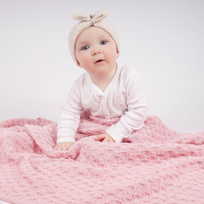 Molly Baby Blanket Knitting Kit - Wool Couture