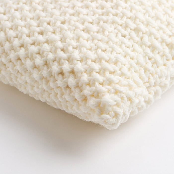Moss Stitch Cushion Cover Knitting Kit - Wool Couture
