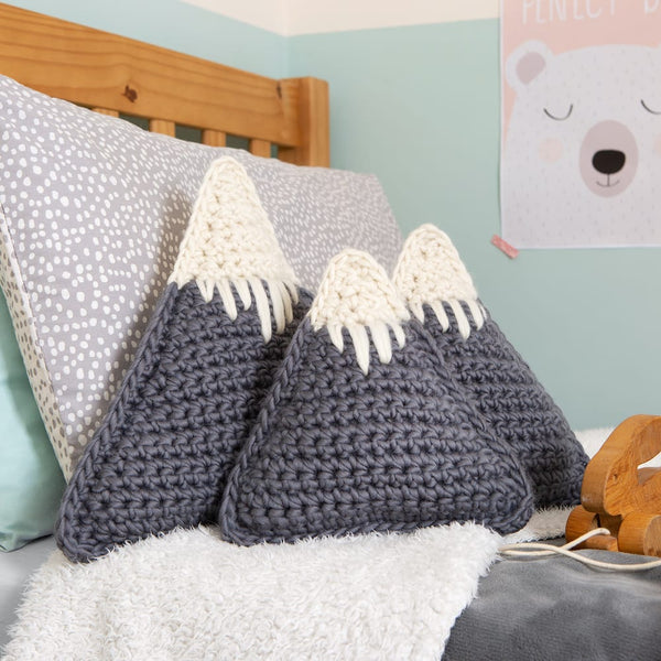 Mountain Top Cushion Crochet Kit - Wool Couture
